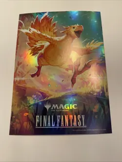 MTG Final Fantasy Promo Foil Chocobo PRINT 5x7 Magic The Gathering FF - Image 1