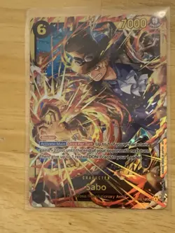 Op13-120 Sabo SEC One Piece Card Game Carrying On His Will English Near Mint - Image 1