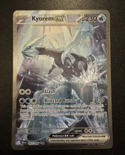 Pokemon TCG Kyurem EX Black Bolt Holo Card 165/086Sv: Black - Image 1