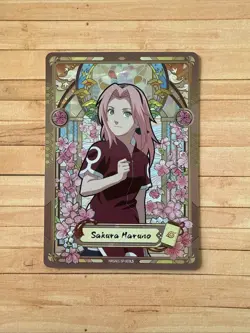 Kayou Naruto TCG CCG Trading Card SASUKE UCHIHA! (NRSA01-SP-002L5) Near Mint - Image 1