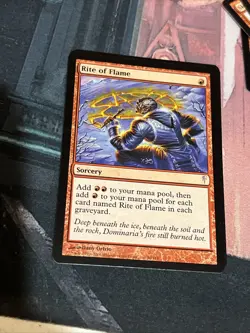 x4 MTG Magic the Gathering Rite of Flame (96/155) Coldsnap Nm Playset - Image 1