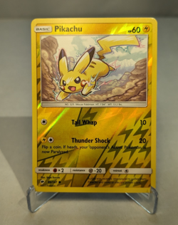 Pikachu 40/147 Reverse Holo Burning Shadows Pokemon Card - Image 1