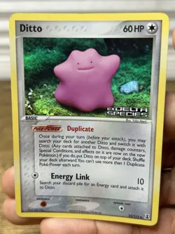 Ditto 2005 EX Delta Species 35/113 Reverse Holo Pokemon TCG Card - Image 3