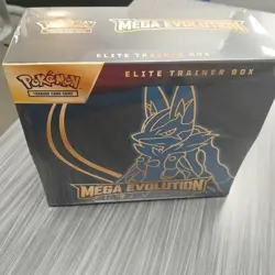 Pokemon Trading Card Game - Mega Evolution Elite Trainer Box (Lucario) - Sealed - Image 1