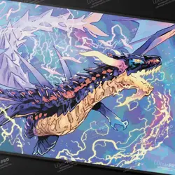 Tarkir Dragonstorm Neriv the Storm Front Stitched card Playmat Magic gathering - Image 1