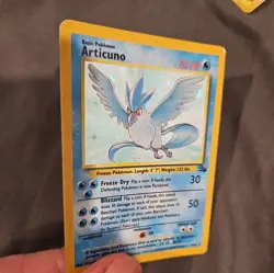 Pokemon TCG Articuno Fossil Holo Unlimited Rare Card 2/62 LP Condition - Image 2