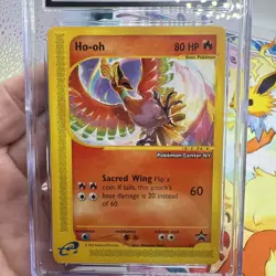 Pokemon Center NY Ho-Oh #52 Black Star Promo Card CGC 9 Mint - Image 2