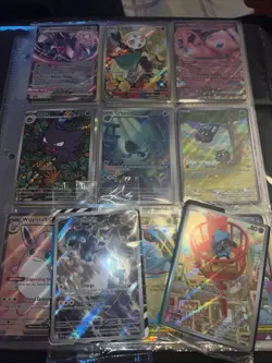 Pokemon TCG Big Binder Collection Sheets of Mixed cards some Chinese & 2 promos - Image 1