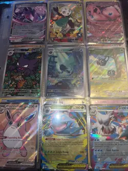 Pokemon TCG Big Binder Collection Sheets of Mixed cards some Chinese & 2 promos - Image 2