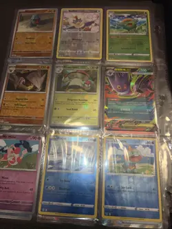 Pokemon TCG Big Binder Collection Sheets of Mixed cards some Chinese & 2 promos - Image 4