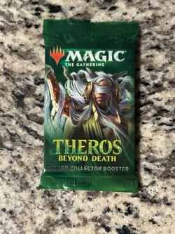 1 (one) Magic The Gathering Theros Beyond Death Collector Booster - Image 1