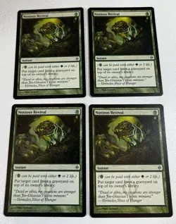 MTG Noxious Revival x4 Uncommon Green instant New Phyrexia Mana Playset English - Image 1