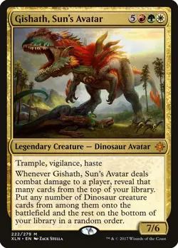 Gishath, Sun's Avatar Regular - Ixalan MTG-LP - Image 1