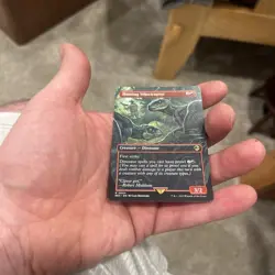 MTG - Hunting Velociraptor - Borderless - Lost Caverns of Ixalan: Jurassic World - Image 4