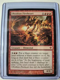 Obsidian Fireheart Zendikar Regular - Image 1