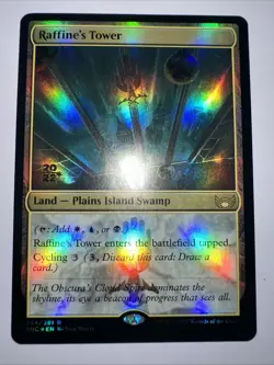 MTG Raffine’s Tower 254/281 Foil Streets of New Capenna NM Prerelease - Image 1