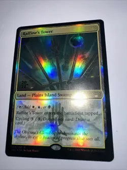 MTG Raffine’s Tower 254/281 Foil Streets of New Capenna NM Prerelease - Image 3