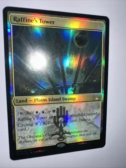 MTG Raffine’s Tower 254/281 Foil Streets of New Capenna NM Prerelease - Image 4