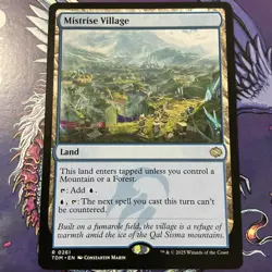 Mistrise Village #261 Tarkir: Dragonstorm Regular Rare NM M MTG - Image 1