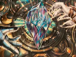 Dominaria United Stylized Planeswalker Symbol Stitched Playmat Ultra Pro Karn - Image 1