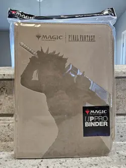 MTG FINAL FANTASY CLOUD - 9 POCKET PREMIUM ULTRA PRO CARD BINDER BRAND NEW! - Image 1