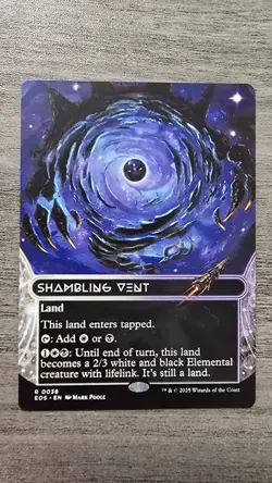 Shambling Vent (Rare Borderless) #38 EOE Stellar Sights MTG NM - Image 1