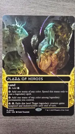 Plaza of Heroes (Mythic Borderless) #33 EOE Stellar Sights MTG NM - Image 1