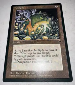 MTG X4 * Aeolipile 4X LP PlaySet Fallen Empires Regular Rare SellbyCyn - Image 1