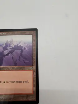 Magic The Gathering Mountain Purple Mirage Land Common Vintage - Image 5