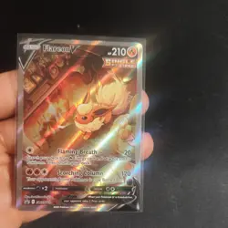 Flareon V SWSH179 - Alternate Art Black Star Promo - Pokemon Card - NM - Image 1