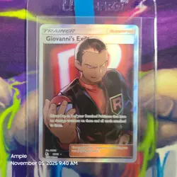 Giovanni's Exile - Pokemon Hidden Fates Full Art Ultra Rare 67/68 TCG - Image 2