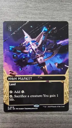 High Market (Rare Borderless) #18 EOE Stellar Sights MTG NM - Image 1