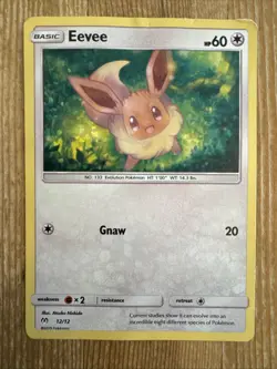 Pokemon TCG Eevee 12/12 McDonalds Collection 2019 Holo DMG - Image 1