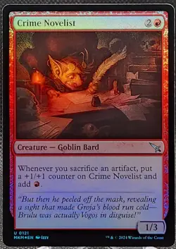 Crime Novelist #0121 MTG: Murder at Karlov Manor Foil Uncommon - Image 1
