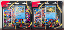 Pokemon TCG Mega Evolution Psyduck & Golduck 3 Pack Blister ONE OF EACH SEALED - Image 1