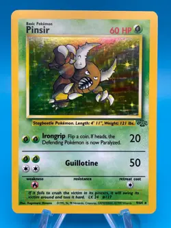 Pinsir 9/64 Holo Rare - 1999 WOTC Pokemon Jungle Unlimited - Image 1