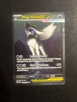 Pokemon TCG Mega Evolution Mega Absol EX SIR 180/132 NM PACK FRESH (FAST SHIP) - Image 1