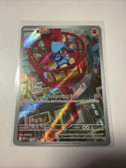 Riolu 010 Black Star Promo Full Art - Pokemon Mega Evolutions ETB Promo NM - Image 1