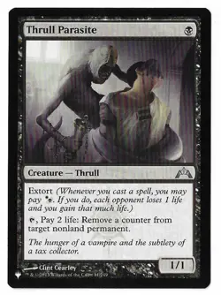MTG Thrull Parasite The List Mystery Booster 2 (MB2) Uncommon Magic #81 Unplayed - Image 1