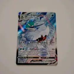 Pokemon TCG Astral Radiance Ice Rider Calyrex VMAX Ultra Rare Holo TG15/TG30 - Image 1
