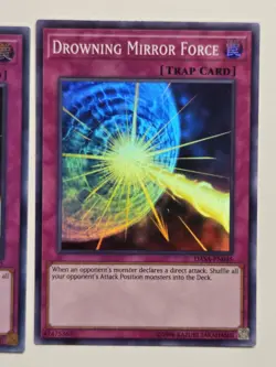 Drowning Mirror Force DASA-EN045 (x2) Super Rare Yugioh Dark Saviors Set NM - Image 2