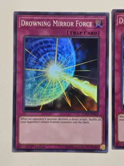 Drowning Mirror Force DASA-EN045 (x2) Super Rare Yugioh Dark Saviors Set NM - Image 3