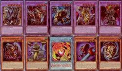 Yugioh Branded Chimera Deck - King of Phantom Beasts Gazelle Mythical Claws - Image 1