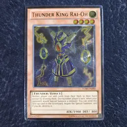 Yu-Gi-Oh! Thunder King Rai-Oh TU08-EN000 Ultimate Rare NM - Image 1