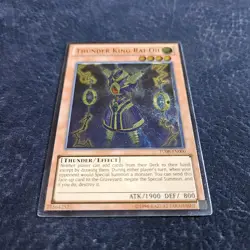 Yu-Gi-Oh! Thunder King Rai-Oh TU08-EN000 Ultimate Rare NM - Image 2