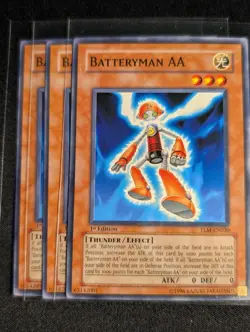 Yugioh - 3x Batteryman AA TLM-EN030 1st Edition Common NM - Image 1