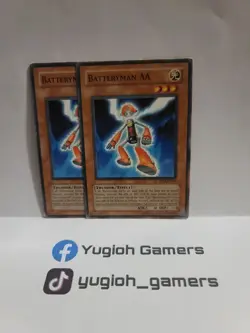 YU-GI-OH BATTERYMAN AA X2 TLM-EN030 COMMON LIGHT PLAYED - Image 1