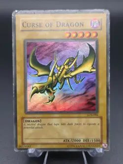Curse of Dragon LOB-066 YuGiOh Legend of Blue Eyes White Dragon 2002 Super Rare - Image 1