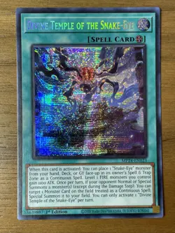 Yu-Gi-Oh - Divine Temple of the Snake-Eye - MP24-EN123- Prismatic Secret Rare - Image 1