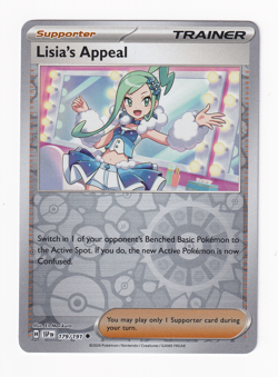 Lisias Appeal 179/191 Surging Sparks 2024 Reverse Holo Pokemon Card Near Mint NM - Image 1